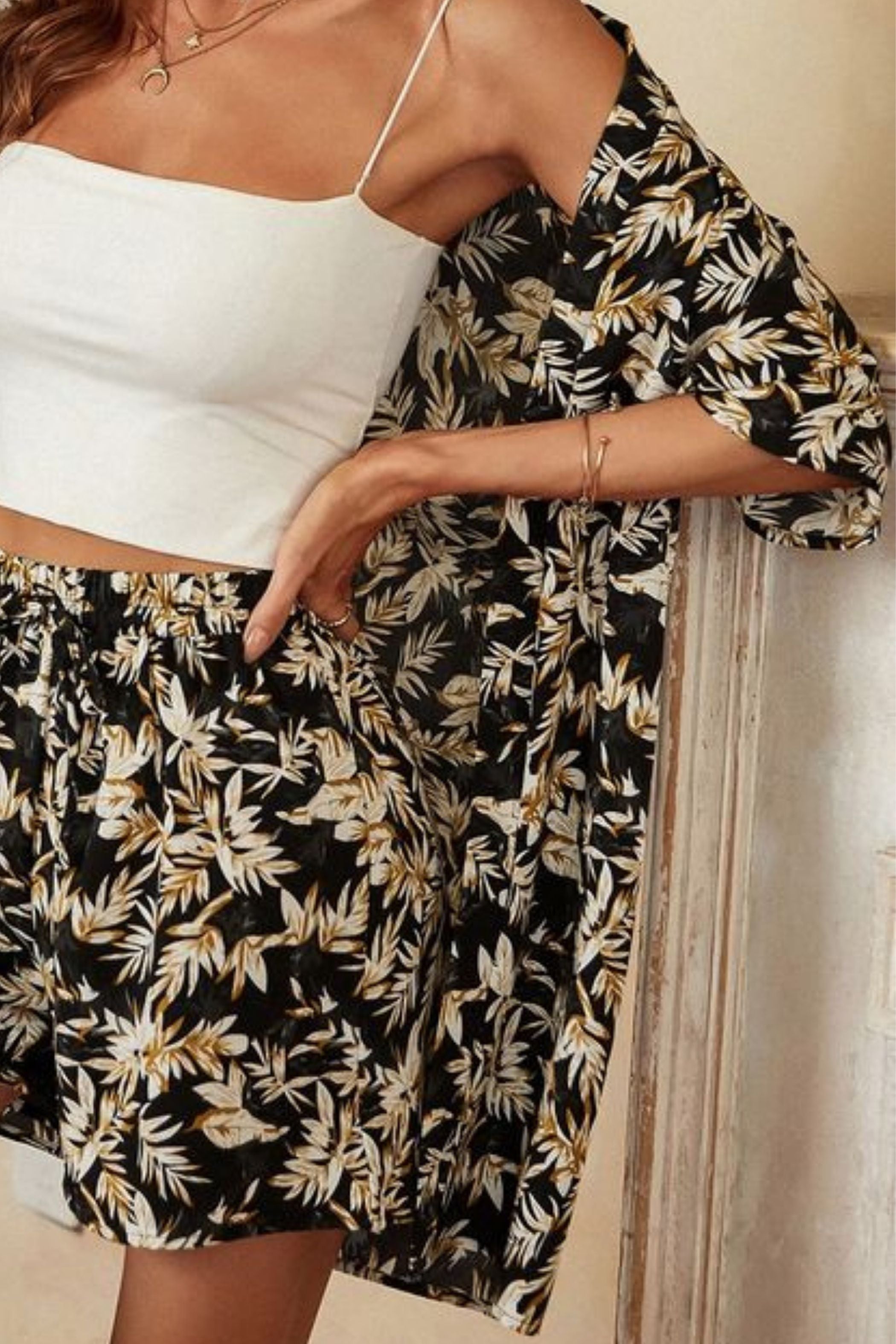 CORMORANT KIMONO SHORTS SET